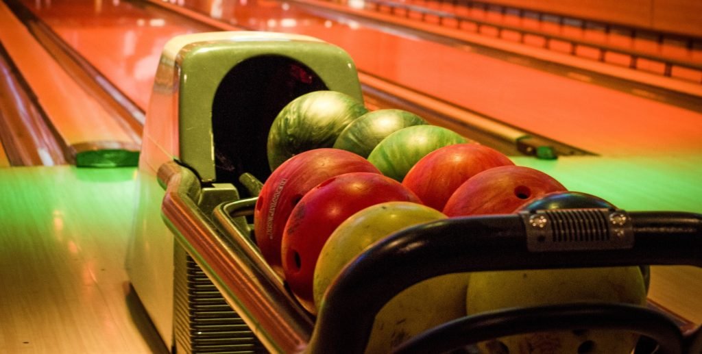 what are bowling balls made of